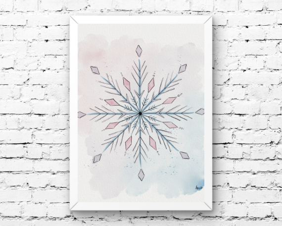 Watercolor 2289 Art Print