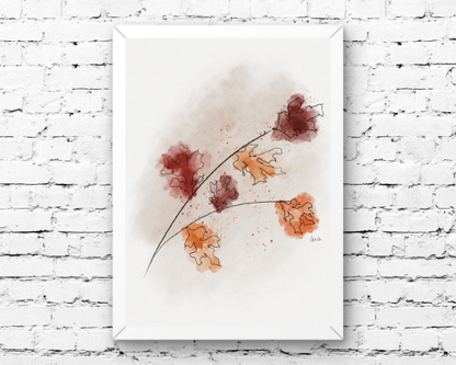 Watercolor 2278 Art Print