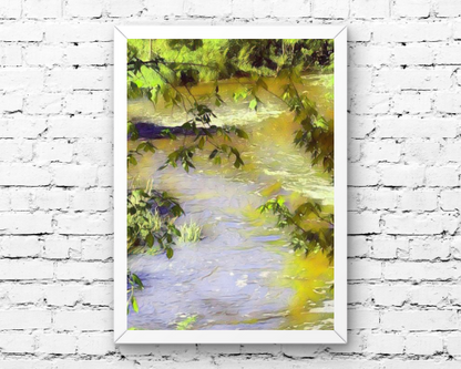 Red Cedar River #3 Art Print