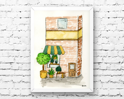 Watercolor 2215 Art Print