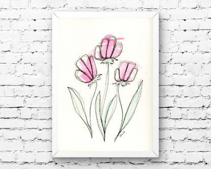 Watercolor 2212 Art Print