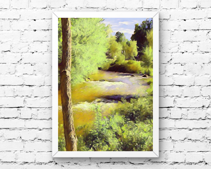 Red Cedar River #1 Art Print