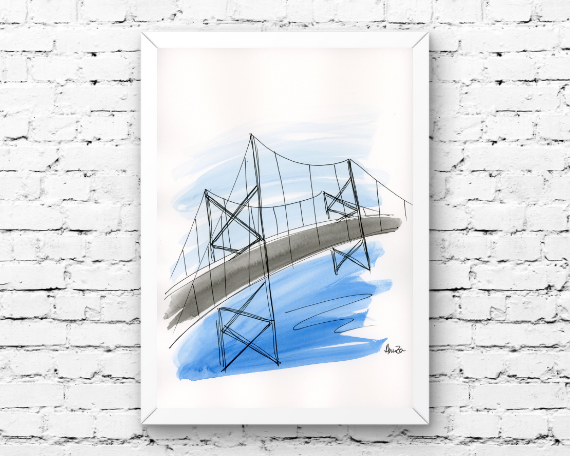 Watercolor 2202 Art Print