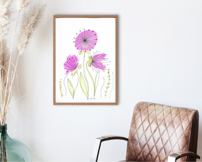 Watercolor 2053 Art Print