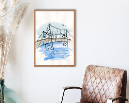 Watercolor 2216 Art Print