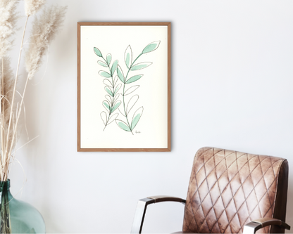 Watercolor 2227 Art Print