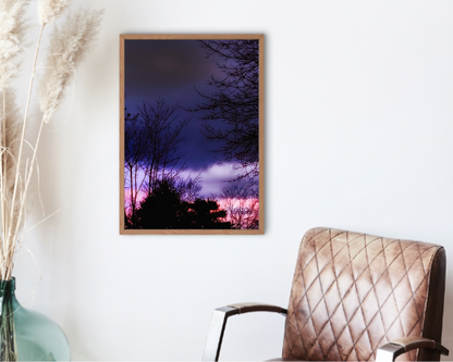 Neopolitan Skies Art Print