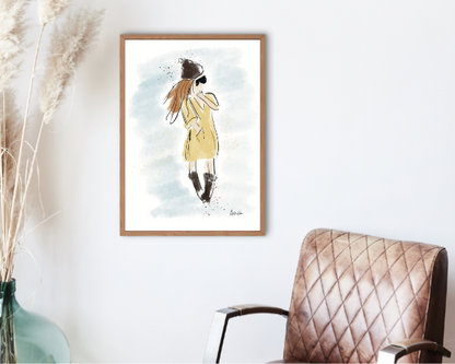 Watercolor 2283 Art Print