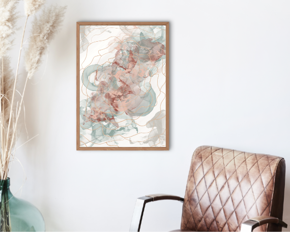 Copper Colored Art Print