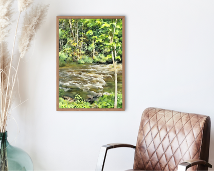 Red Cedar River #4 Art Print