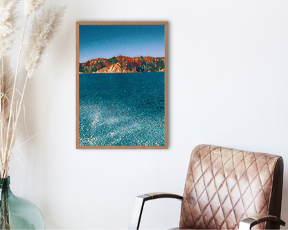 Blue Dune Art Print