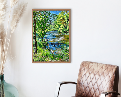 Red Cedar River #2 Art Print