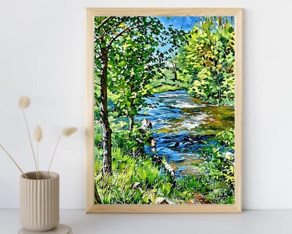 Red Cedar River #2 Art Print