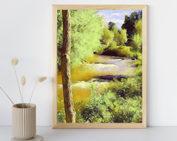 Red Cedar River #1 Art Print