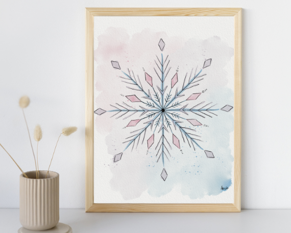 Watercolor 2289 Art Print