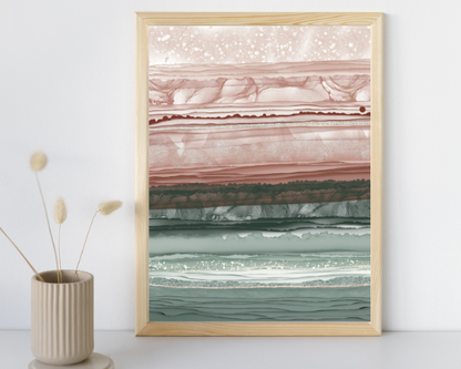 Layered Dreams Art Print