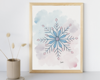 Watercolor 2291 Art Print