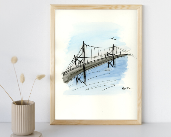 Watercolor 2193 Art Print