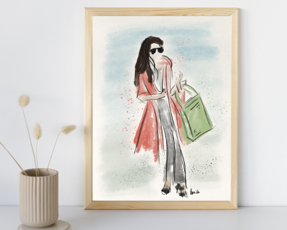 Watercolor 2280 Art Print