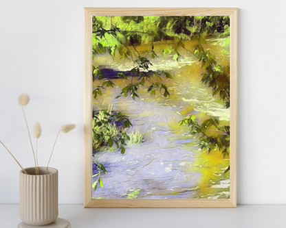 Red Cedar River #3 Art Print