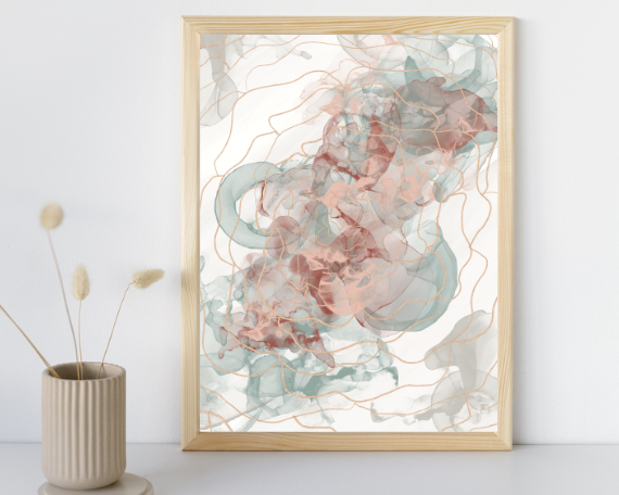 Copper Colored Art Print