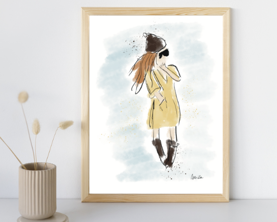 Watercolor 2283 Art Print