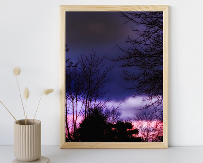 Neopolitan Skies Art Print