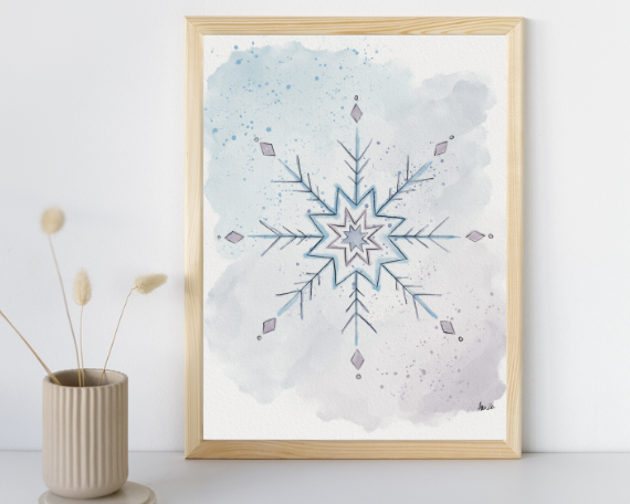 Watercolor 2288 Art Print