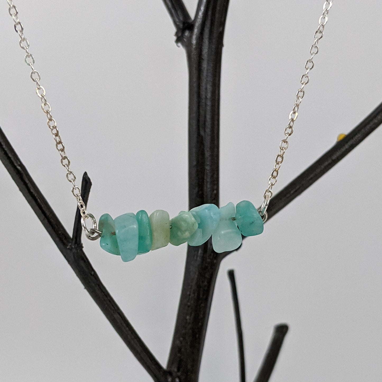 Amazonite Bar Necklace