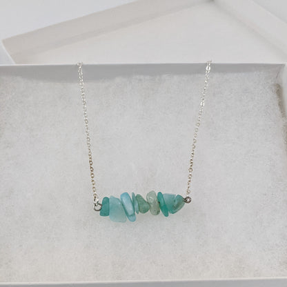 Amazonite Bar Necklace