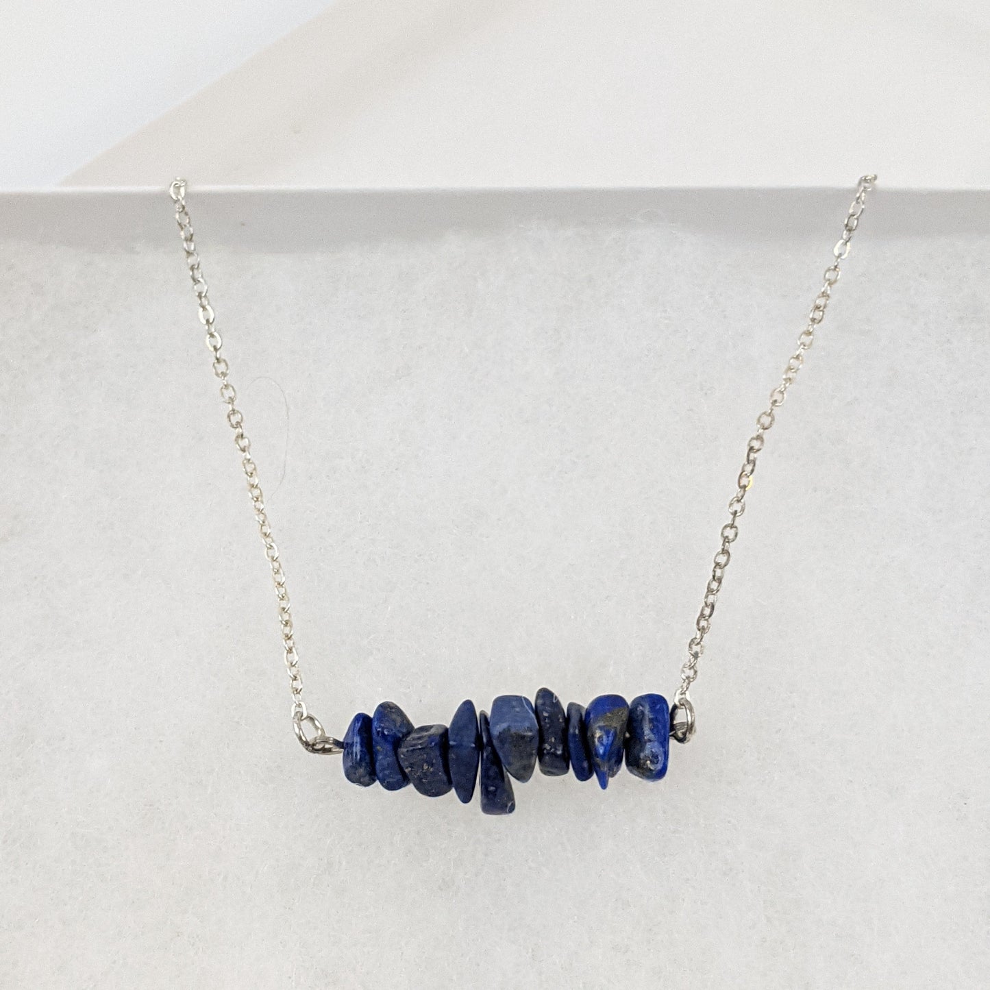 Lapis Lazuli Bar Necklace