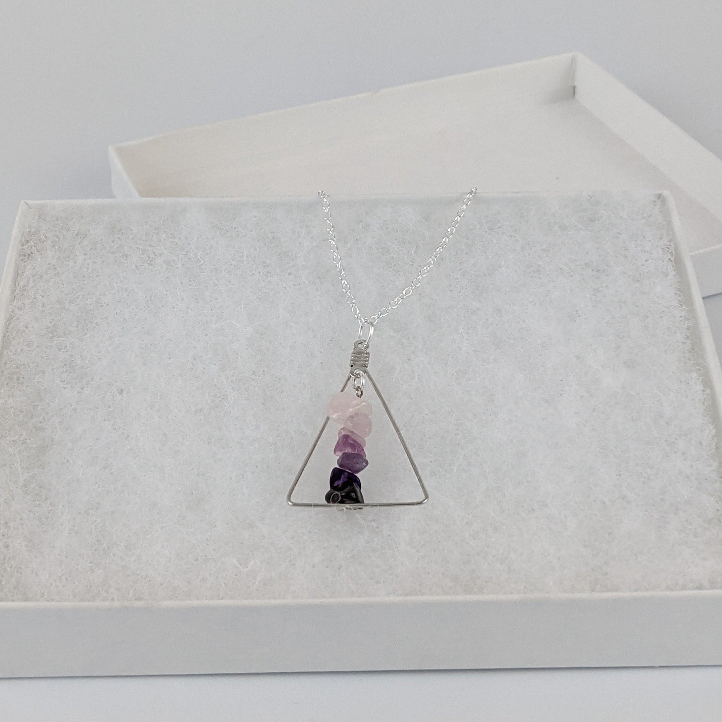 Virgo Triangle Pendant Necklace