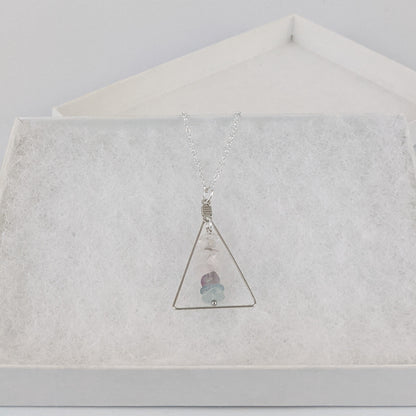 Cancer Triangle Pendant Necklace